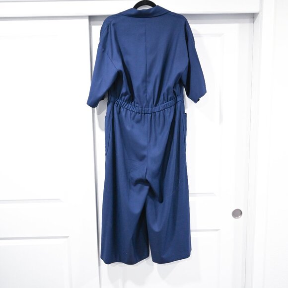 Rodebjer Small Talia Spring Jumpsuit in Navy 100% Wool - Picture 7 of 8